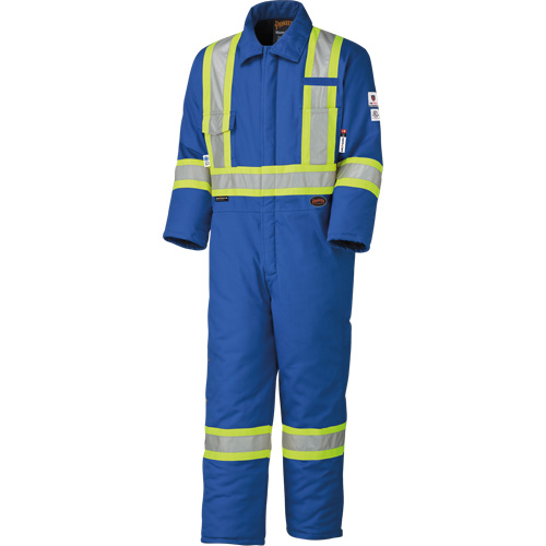 5522A High Visibility FR Rated & Arc Rated Safety Coveralls, Size 2X-Large, Royal Blue, 58 cal/cm² Toolneeds Inc.