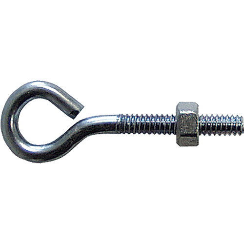 Eye Bolt, 3/8" Dia., 6" L, Zinc Plated Toolneeds Inc.