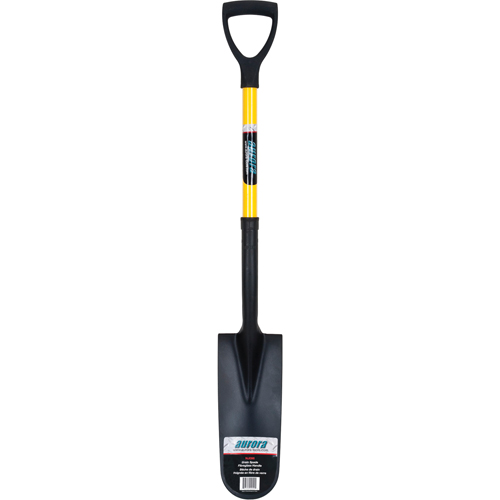 Drain Spade Shovels, Tempered Steel, 16" x 6" Blade, 28-1/2" L, D-Grip Handle Toolneeds Inc.