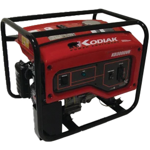 Kodiak KD3000VR Portable Generator, 2400 W Rated, 120 V, 16 L Tank Toolneeds Inc.