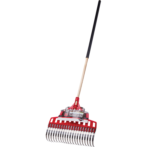 Multi-Purpose Lawn Rake, 20" Blade, 20 Tines, Hardwood Handle, Steel Blade Toolneeds Inc.