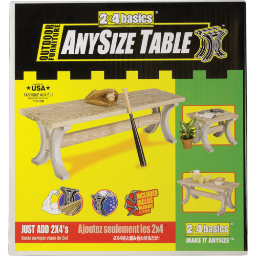 Basics&reg; Picnic Table Bench, Plastic, 96" L x 15" W x 17" H, Sand Toolneeds Inc.