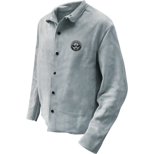 Veste de soudeur, Cuir, T-Grand, Gris Toolneeds Inc.