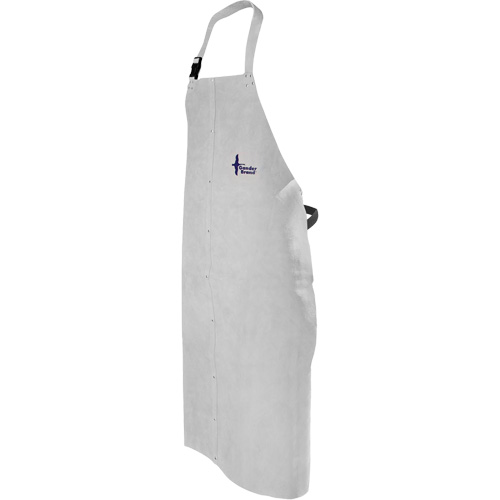 Tablier de soudage en cuir, Salopette, 52" lo, Gris perle Toolneeds Inc.