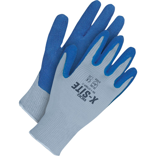 X-Site Coated Gloves, 10, Latex Coating, Poly-Cotton Shell Toolneeds Inc.
