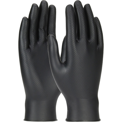 Gants jetables ambidextres Grippaz Skins, Petit, Nitrile, 6 mils, Sans poudre, Noir Toolneeds Inc.