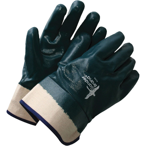 Deny Coated Gloves with Safety Cuffs, One Size, Nitrile Coating, Cotton Shell Toolneeds Inc.