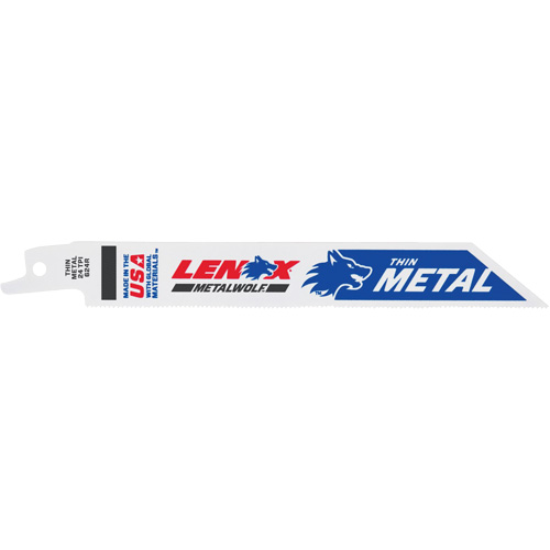 Lame de scie alternative, Bim&eacute;tal, 24 Dents par pouce, 6" lo x 3/4" la Toolneeds Inc.