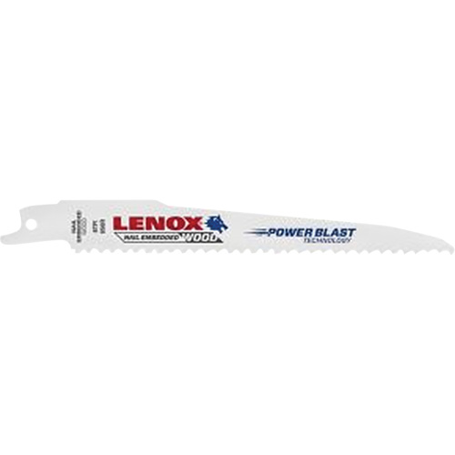 Lame de scie alternative pour le bois, Bim&eacute;tal, 6 Dents par pouce, 6" lo x 3/4" la Toolneeds Inc.