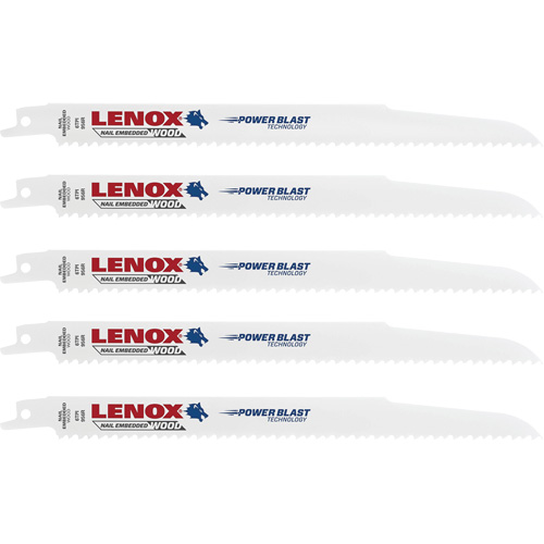 Wood Cutting Reciprocating Saw Blades, Bi-Metal, 6 TPI, 9" L x 3/4" W Toolneeds Inc.