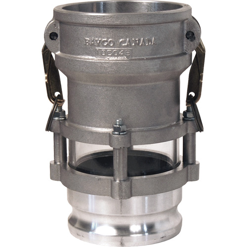 Cam & Groove In-Line Sight Glass Coupler x Adapter Toolneeds Inc.