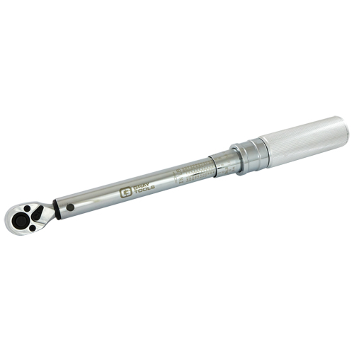 Micro-Adjustable Torque Wrench, Click, 3/8" Square Drive, 30 - 250 in-lbs. Toolneeds Inc.
