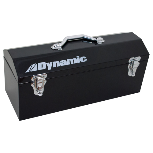 Hip Roof Tool Box, 7" D x 19" W x 7-1/2" H, Black Toolneeds Inc.