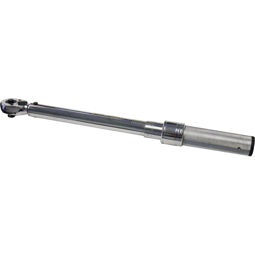 Micro-Adjustable Fixed-Head Torque Wrench, Click, 3/8" Square Drive, 10 - 100 ft-lbs. Toolneeds Inc.