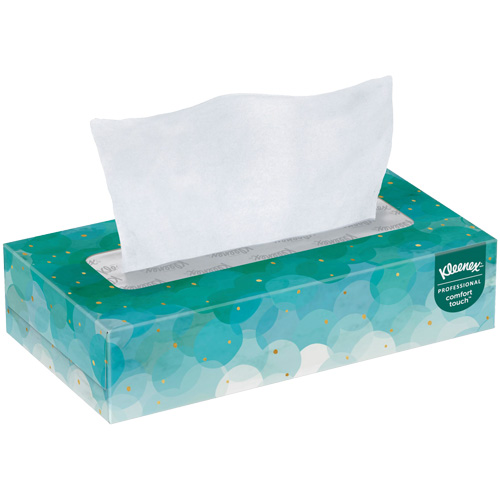 Kleenex&reg; Facial Tissue, 2 Ply, 7.8" L x 8.3" W, 100 Sheets/Box Toolneeds Inc.
