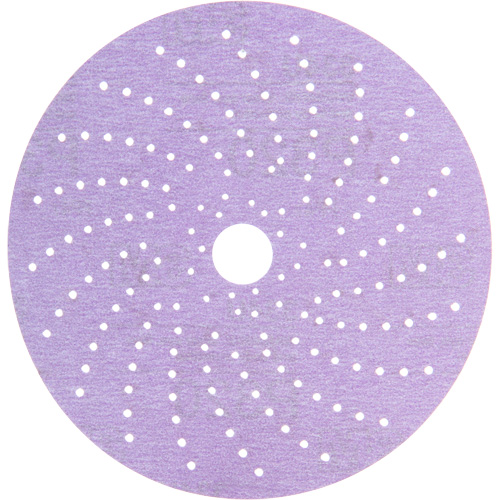Disque de ponçage net mauve Hookit, 6" dia., Grain 320+, Oxyde d'aluminium Toolneeds Inc.