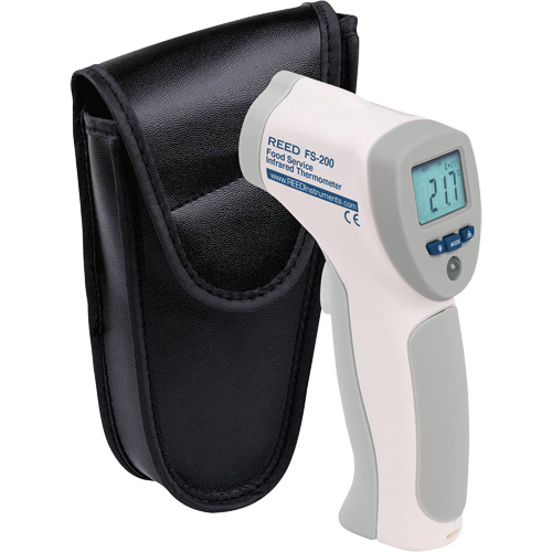 Food Service Infrared Thermometer, -4°- 392° F ( -20° - 200° C )/-58°- 4° F ( -50° - -20° C ), 8:1, Fixed Emmissivity Toolneeds Inc.