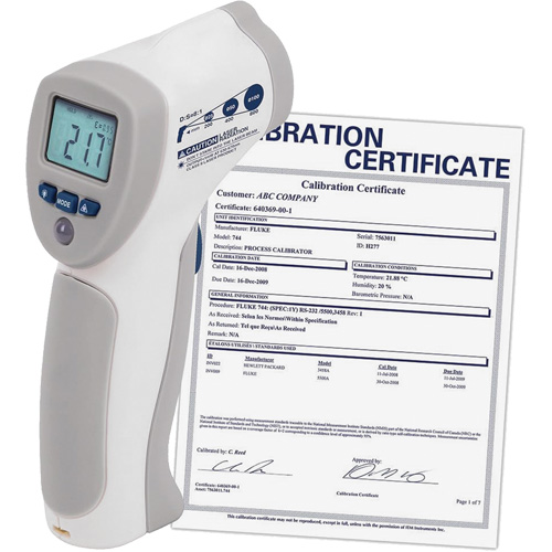 Food Service Infrared Thermometer with ISO Certificate, -4°- 392° F ( -20° - 200° C )/-58°- 4° F ( -50° - -20° C ), 8:1, Fixed Emmissivity Toolneeds Inc.