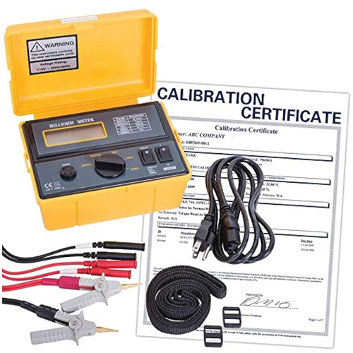 110 V Milli-Ohmmeter with Calibration Certificate Toolneeds Inc.