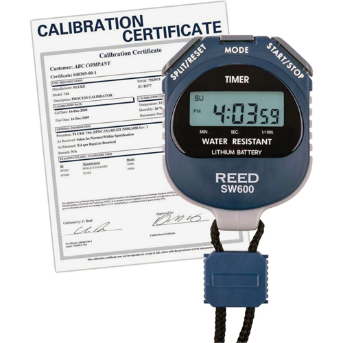 REED SW600 Stopwatch with ISO Certificate, Digital, Water Resistant Toolneeds Inc.