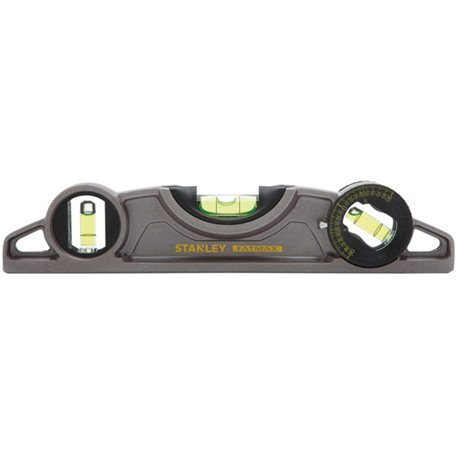 Fatmax&reg; Cast Torpedo Level, 9" L, Aluminum, 3 Vials, Magnetic Toolneeds Inc.