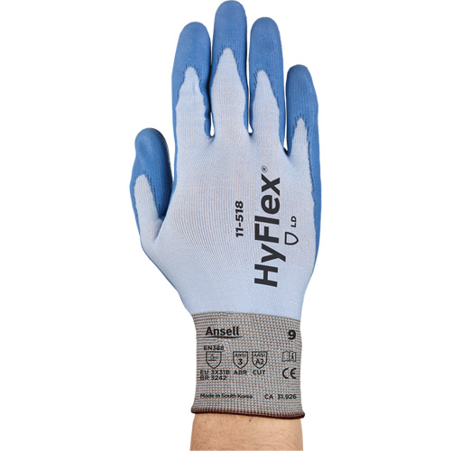 Gants Hy-Flex 11-518, Taille Petit/7, Calibre 18, Rev&ecirc;tement Polyur&eacute;thane, Enveloppe en Dyneema, ASTM ANSI niveau A2/EN 388 niveau B Toolneeds Inc.