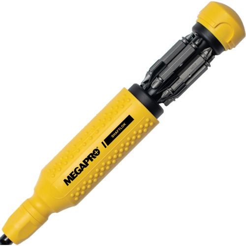 Original SHAFTLOK 15-in-1 Multi-Bit Screwdriver, 8-37/50" L, Textured Handle Toolneeds Inc.