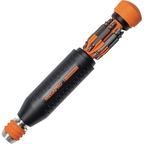 Tournevis multi embouts Original MEGALOK 15-en-1, 6-3/10" lo, Prise Textur&eacute; Toolneeds Inc.