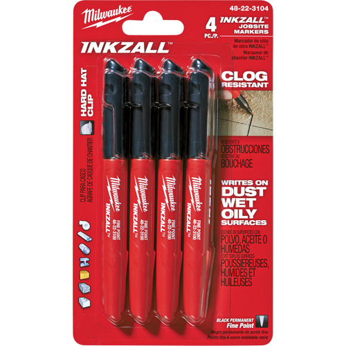 Inkzall Marker, Fine, Black Toolneeds Inc.