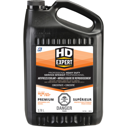 Antigel/liquide de refroidissement concentr&eacute; pour dur&eacute;e de vie prolong&eacute;e pour moteur diesel Turbo Power, 3,78 L, Gallon Toolneeds Inc.