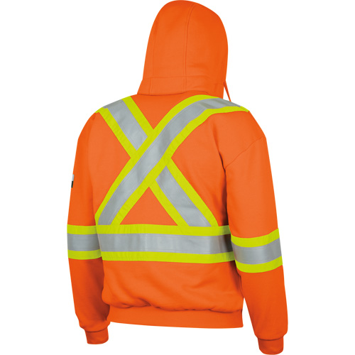 338SF Flame-Resistant Zip Style Hoodie, Men's, X-Large, High Visibility Orange, 22 cal/cm² Toolneeds Inc.