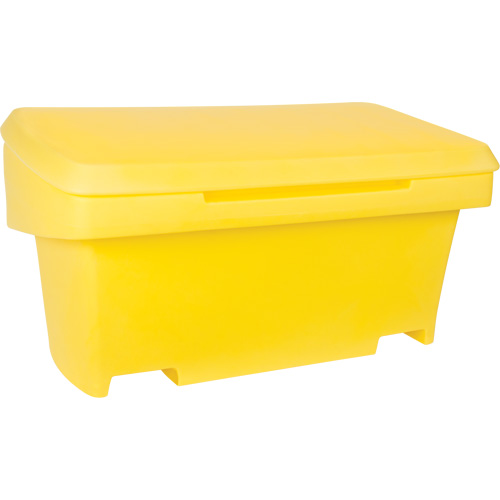 Contenant de rangement robuste pour l'ext&eacute;rieure pour sel et sable, 24" x 48" x 24", 10 pi³, Jaune Toolneeds Inc.
