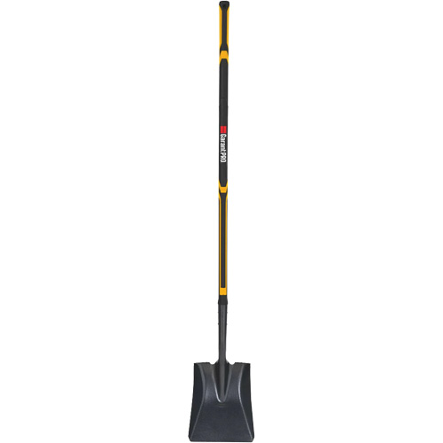 Pro Square Point Shovel, Fibreglass, Tempered Steel Blade, Straight Handle, 48" Long Toolneeds Inc.