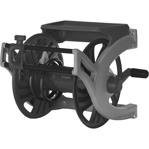 Deluxe Wall-Mount Hose Reel, 225', Aluminum/Poly-Plastic Toolneeds Inc.