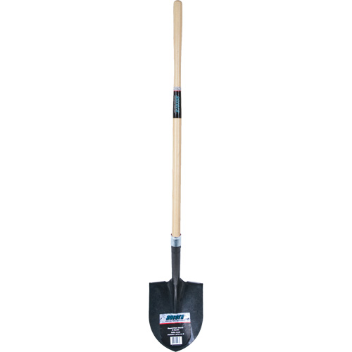 Heavy-Duty Round Point Shovel, Carbon Steel Blade, Hardwood, Straight Handle Toolneeds Inc.