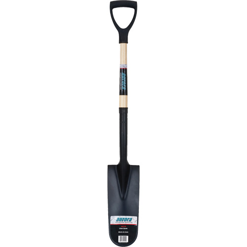 Heavy-Duty Drain Spade, Carbon Steel, 16" x 6" Blade, 29" L, D-Grip Handle Toolneeds Inc.