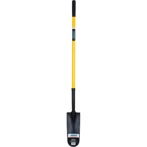 Drain Spade Shovel, Tempered Steel, 14" x 6" Blade, 46" L, Straight Handle Toolneeds Inc.
