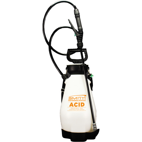 Vaporisateur d'acide &agrave; compression s&eacute;rie industriel & entrepreneur, 2 gal. (9 L), Poly&eacute;thyl&egrave;ne, Lance de 21" Toolneeds Inc.
