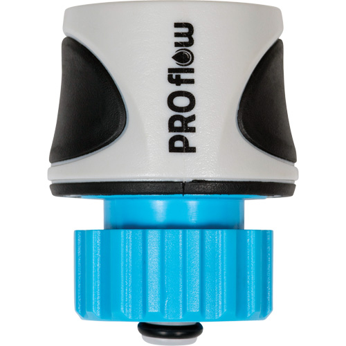 Raccord femelle pour boyau avec dispositif Waterstop Pro Flow Toolneeds Inc.