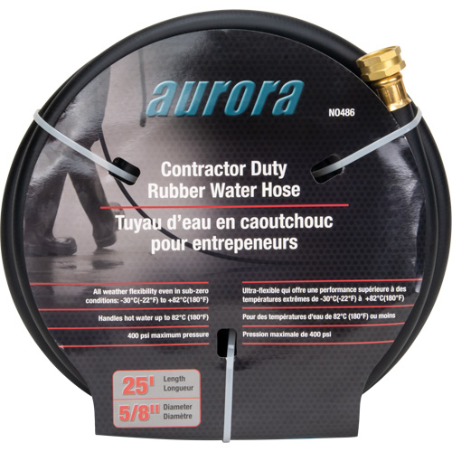 Contractor Duty Rubber Hose, Rubber, 5/8" dia. x 25' Toolneeds Inc.