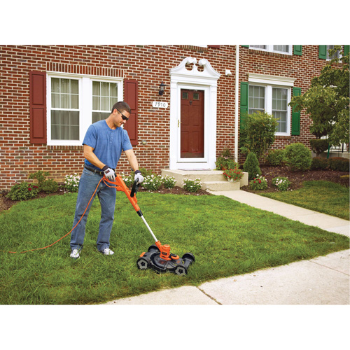 3-in-1 Compact Mower, Push Walk-Behind, Electric, 12" Cutting Width Toolneeds Inc.