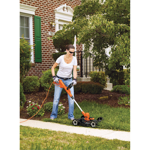 3-in-1 Compact Mower, Push Walk-Behind, Electric, 12" Cutting Width Toolneeds Inc.