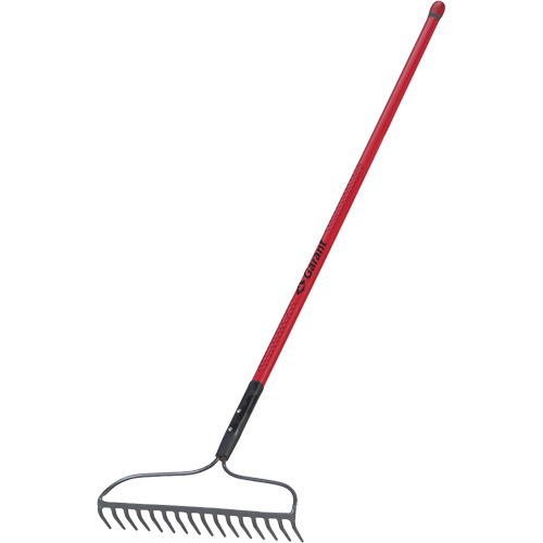 Bow Rake, Fibreglass Handle, 66" L, 16-4/5" Blade, 16 Tines Toolneeds Inc.