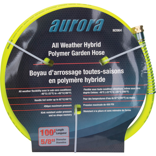 Hybrid Garden Hose, Copolymer, 5/8" dia. x 100' Toolneeds Inc.