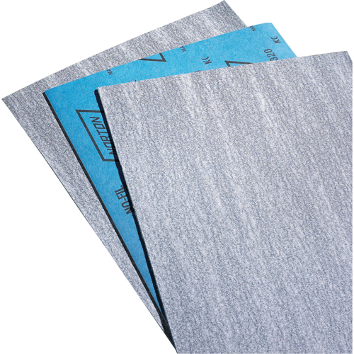 Papier abrasif en feuilles de papier - No-Fil Durite A475, 9" x 11", Grain P80-B, Carbure de silicium Toolneeds Inc.
