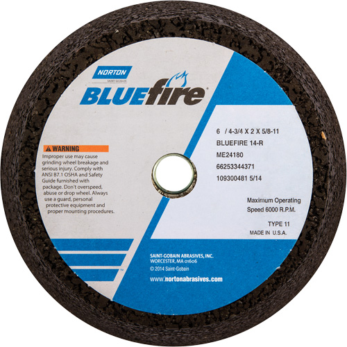 Disque &agrave; &eacute;barbage portatif non renforc&eacute; BlueFire Toolneeds Inc.
