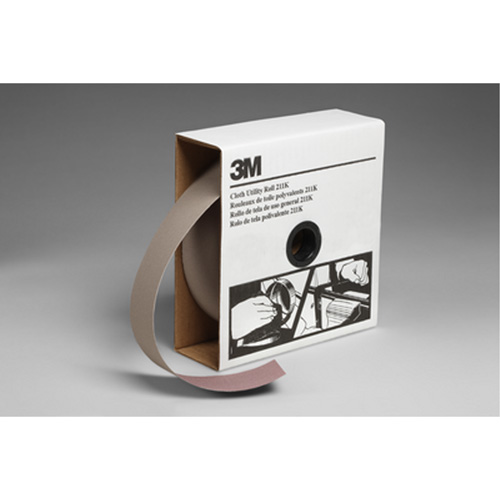 Rouleau de toile abrasive utilitaire 211K, Oxyde d'aluminium, 2" la x 150' lo, Grain 120 Toolneeds Inc.