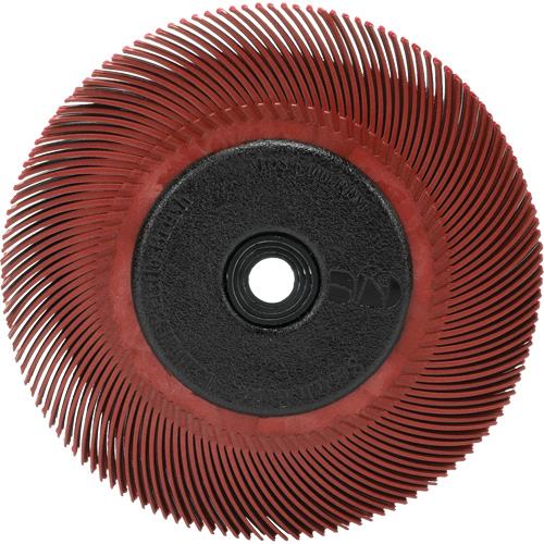 BROSSE RADIALE BRISTLE T-C,6",A/ADAPTATEUR 220, C&eacute;ramique, Grain 220, 6" dia. Toolneeds Inc.