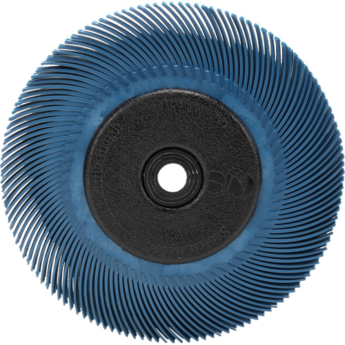 Brosse radiale en soies Scotch-Brite, C&eacute;ramique, Grain 400, 6" dia. Toolneeds Inc.