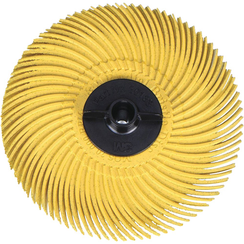 Scotch-Brite Radial Bristle Disc, Aluminum Oxide, 80 Grit, 3" Dia. Toolneeds Inc.